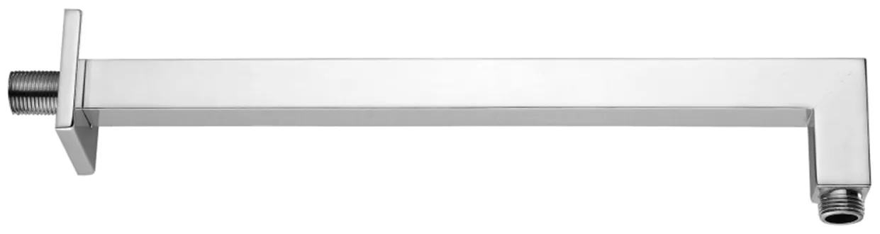 Wall spout rectangular chrome-plated