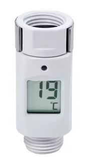 Thermomètre de douche blanc
