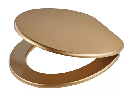 Toilet seat Madrid Slow Down copper - MDF - FSC® 100%