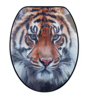 Toiletseat Paris 3D Slow Down Tiger - MDF - FSC® 100%