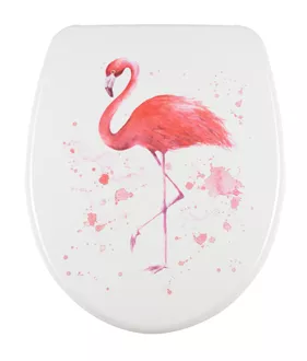 Siège de WC Nice Slow Down Flamingo