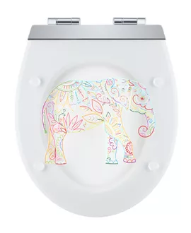 Siège WC Menton LED Slow Down Elephant - MDF - FSC® 100%