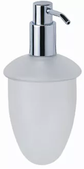 Soap dispenser with metal pump