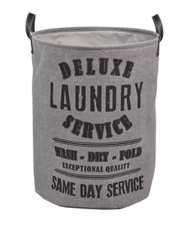 Wäschekorb Laundry Service hellgrau