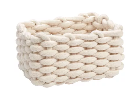 Panier Cord blanc