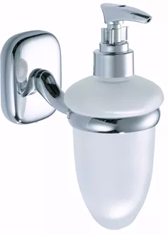 Soap dispenser chrome-plated