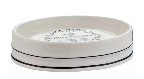 Porte-savonette Sweet Home blanc