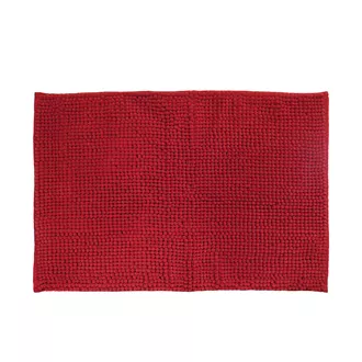 Tapis de Bain Chenille XMAS rouge