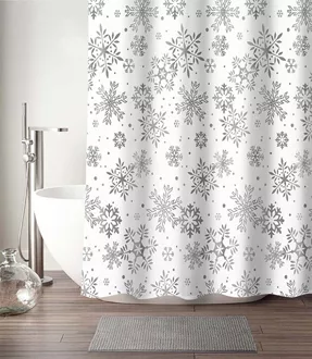 Shower curtain textile XMAS Star