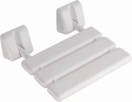 Shower folding seat white/white