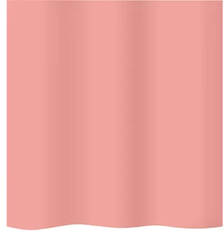 Rideau de douche textile Basic - coral
