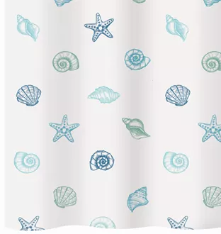 Shower curtain textile Mare