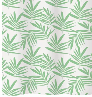 Textile shower curtain Palmier