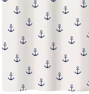 Rideau de douche textile Anchor