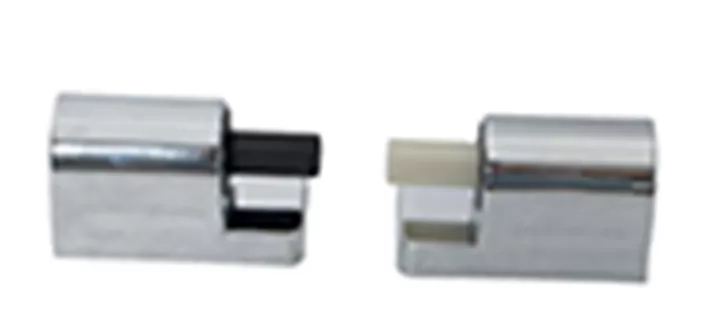 Replacement hinge chrome-plated