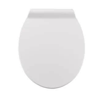 Toilet seat Plain Slow Down white
