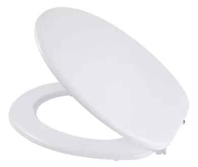 Toilet seat Bilbao Slow Down white - MDF - FSC® 100%