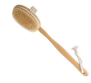 Bath brush with boar bristles