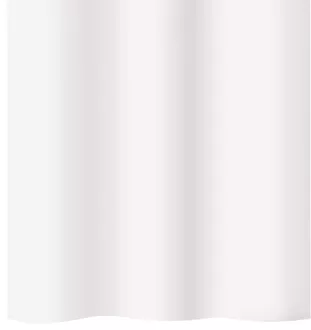 Shower curtain textile Basic - white