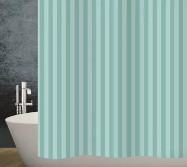 Shower curtain textile Stripe