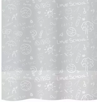 Shower curtain PEVA School