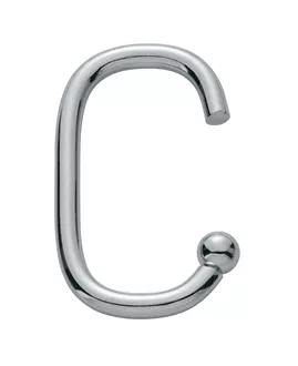 Shower curtain hook Yara chrome