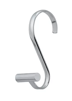 Shower curtain hook Alpha chrome