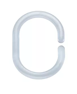 Shower curtain hook Basic transparent