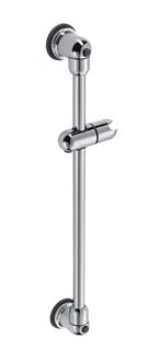 Slide rail with suction hooks tube stainless steel chrome