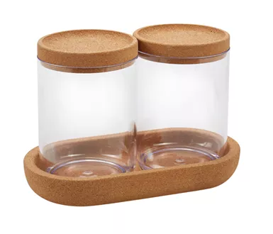Cosmetic set Mora transparent, Cork