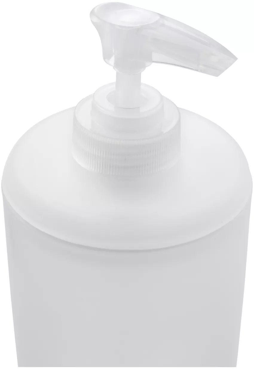 Seifenspender Trend Frosted weiss transparent Pumpe