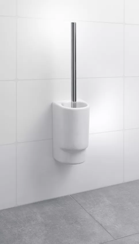 WC-Bürstengarnitur Wandmodell weiss