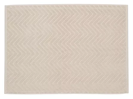 Bath mat Chevron beige